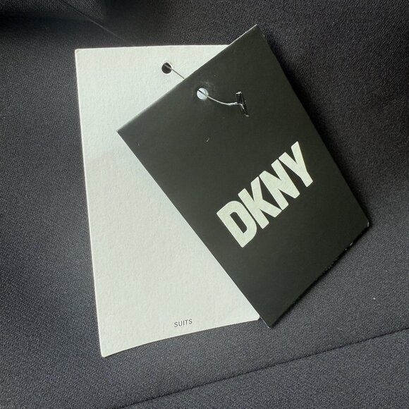 DKNY Black Longline Blazer Jacket – Size 10 - Picture 3 of 4